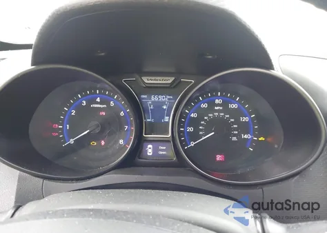 2013 Hyundai Veloster Turbo W/Black из США, поврежденный, VIN KMHTC6AE9DU149325